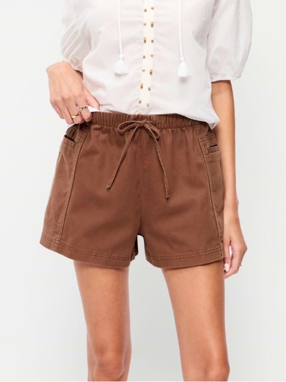 Old Navy High Waist Pull-On Utility Shorts